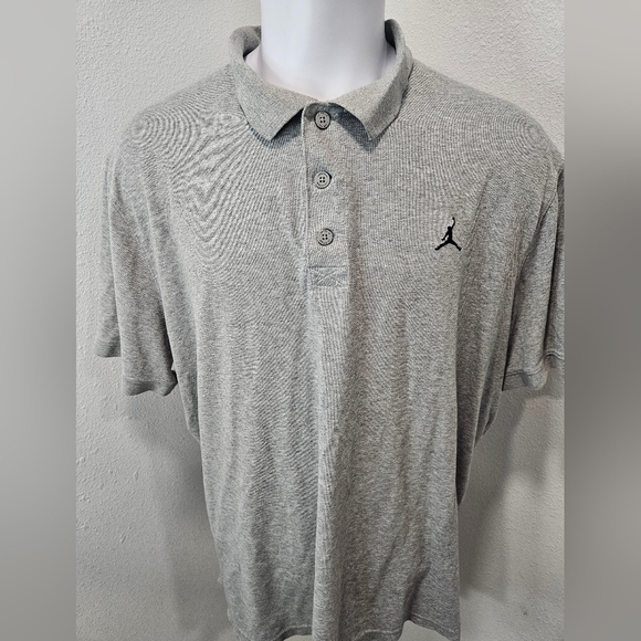 Jordan men's grey Polo 3XL - Picture 1 of 7